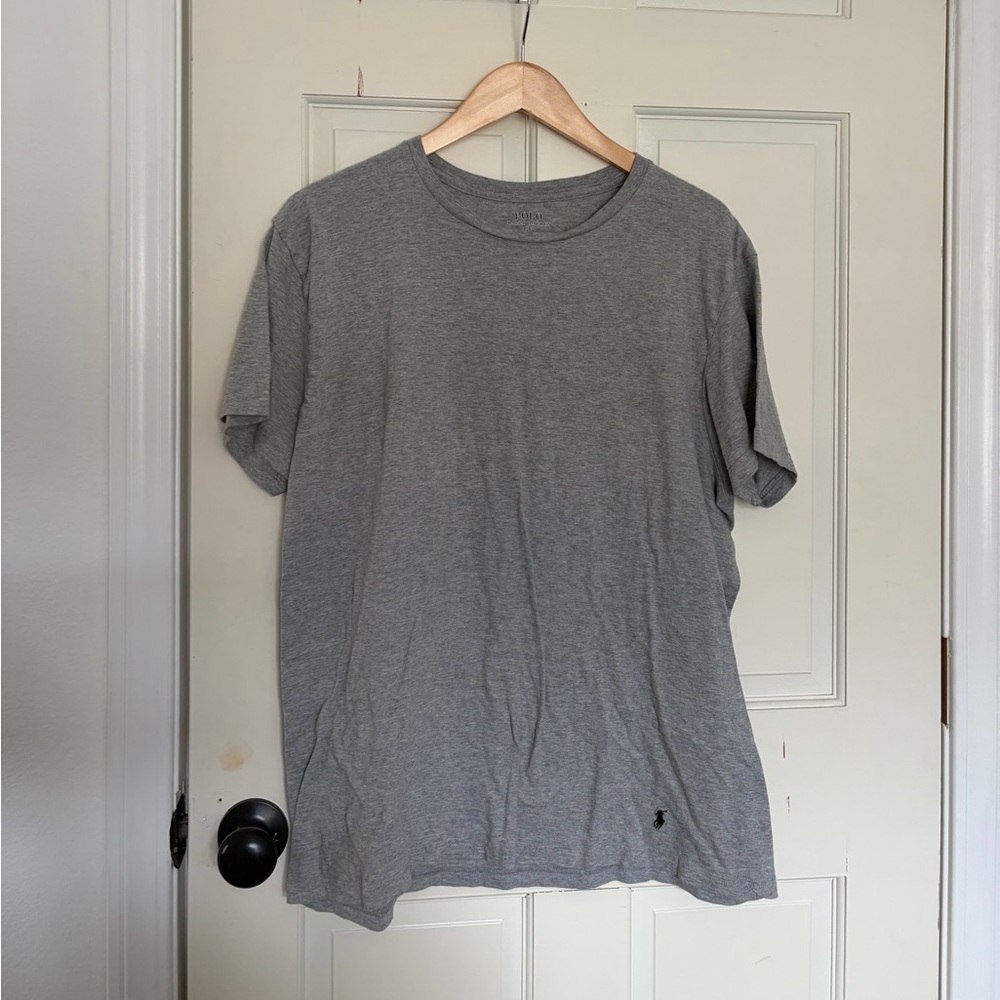 Polo by Ralph Lauren Men's Gray Crew Neck Tee